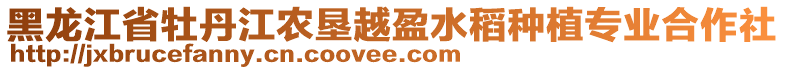 黑龍江省牡丹江農(nóng)墾越盈水稻種植專業(yè)合作社