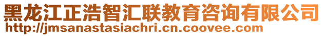 黑龍江正浩智匯聯(lián)教育咨詢有限公司