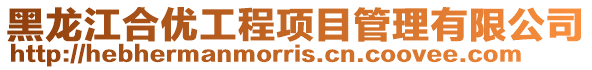 黑龍江合優(yōu)工程項(xiàng)目管理有限公司