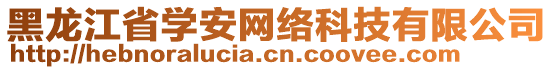 黑龍江省學(xué)安網(wǎng)絡(luò)科技有限公司