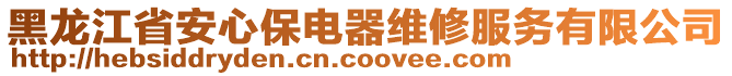 黑龍江省安心保電器維修服務(wù)有限公司