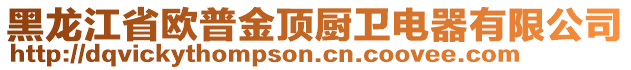 黑龍江省歐普金頂廚衛(wèi)電器有限公司