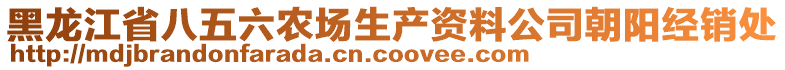 黑龍江省八五六農(nóng)場生產(chǎn)資料公司朝陽經(jīng)銷處