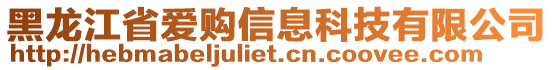 黑龍江省愛(ài)購(gòu)信息科技有限公司