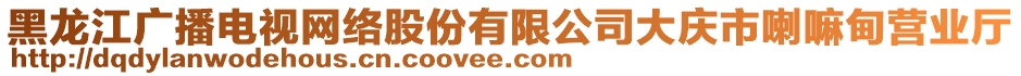 黑龍江廣播電視網(wǎng)絡(luò)股份有限公司大慶市喇嘛甸營(yíng)業(yè)廳