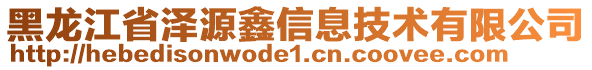 黑龙江省泽源鑫信息技术有限公司