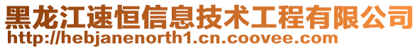 黑龍江速恒信息技術(shù)工程有限公司