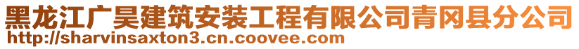 黑龍江廣昊建筑安裝工程有限公司青岡縣分公司