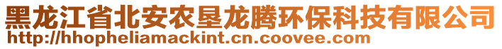 黑龍江省北安農(nóng)墾龍騰環(huán)保科技有限公司