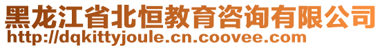 黑龍江省北恒教育咨詢有限公司