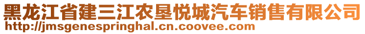 黑龍江省建三江農(nóng)墾悅城汽車銷售有限公司