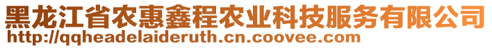 黑龍江省農(nóng)惠鑫程農(nóng)業(yè)科技服務(wù)有限公司