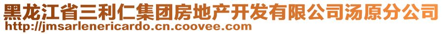 黑龍江省三利仁集團房地產(chǎn)開發(fā)有限公司湯原分公司