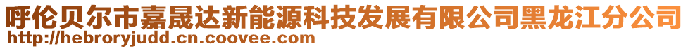 呼伦贝尔市嘉晟达新能源科技发展有限公司黑龙江分公司