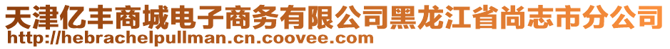 天津億豐商城電子商務(wù)有限公司黑龍江省尚志市分公司