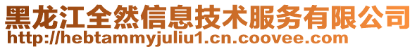 黑龍江全然信息技術(shù)服務(wù)有限公司