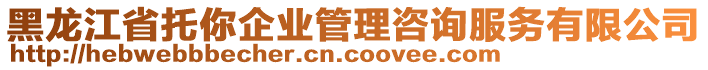 黑龍江省托你企業(yè)管理咨詢服務(wù)有限公司