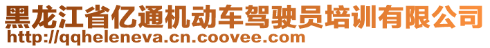 黑龍江省億通機(jī)動(dòng)車(chē)駕駛員培訓(xùn)有限公司