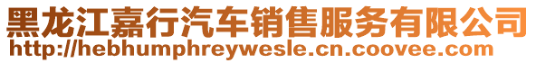 黑龍江嘉行汽車銷售服務(wù)有限公司