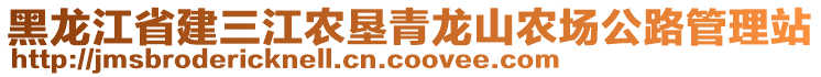 黑龍江省建三江農(nóng)墾青龍山農(nóng)場公路管理站