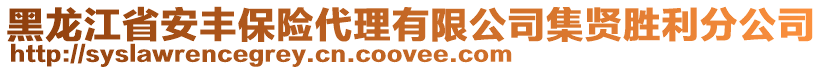 黑龍江省安豐保險代理有限公司集賢勝利分公司