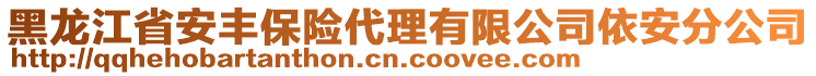 黑龙江省安丰保险代理有限公司依安分公司