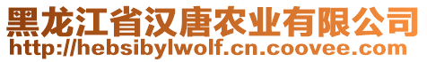 黑龍江省漢唐農(nóng)業(yè)有限公司