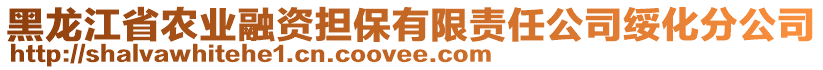 黑龍江省農業(yè)融資擔保有限責任公司綏化分公司