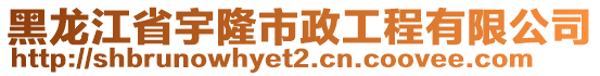 黑龍江省宇隆市政工程有限公司