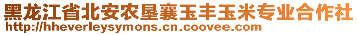 黑龍江省北安農(nóng)墾襄玉豐玉米專業(yè)合作社