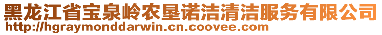 黑龍江省寶泉嶺農墾諾潔清潔服務有限公司