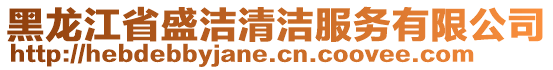 黑龍江省盛潔清潔服務(wù)有限公司