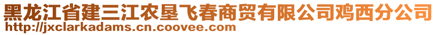 黑龍江省建三江農(nóng)墾飛春商貿(mào)有限公司雞西分公司