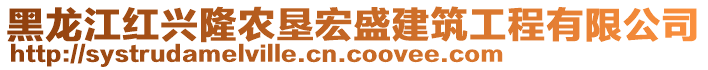 黑龍江紅興隆農(nóng)墾宏盛建筑工程有限公司