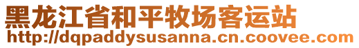 黑龍江省和平牧場客運(yùn)站