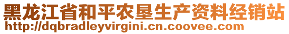 黑龍江省和平農(nóng)墾生產(chǎn)資料經(jīng)銷站