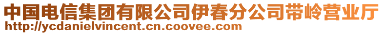 中國電信集團(tuán)有限公司伊春分公司帶嶺營業(yè)廳