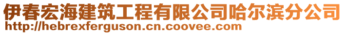 伊春宏海建筑工程有限公司哈爾濱分公司