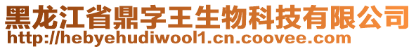 黑龍江省鼎字王生物科技有限公司