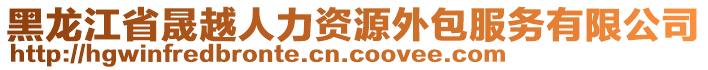 黑龍江省晟越人力資源外包服務(wù)有限公司