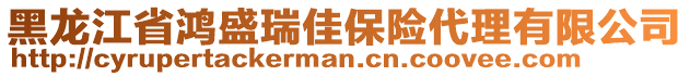 黑龙江省鸿盛瑞佳保险代理有限公司