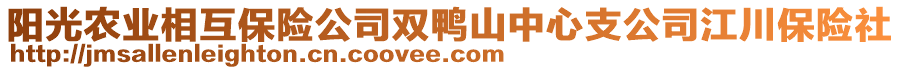 陽光農(nóng)業(yè)相互保險公司雙鴨山中心支公司江川保險社