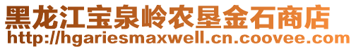 黑龍江寶泉嶺農(nóng)墾金石商店