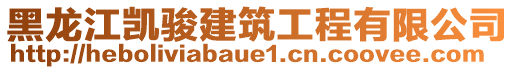 黑龍江凱駿建筑工程有限公司