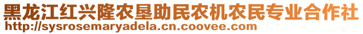 黑龍江紅興隆農(nóng)墾助民農(nóng)機(jī)農(nóng)民專業(yè)合作社