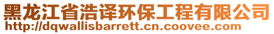 黑龍江省浩譯環(huán)保工程有限公司