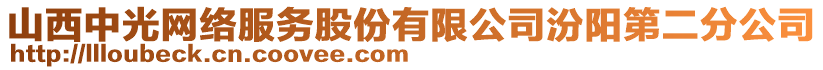 山西中光網絡服務股份有限公司汾陽第二分公司