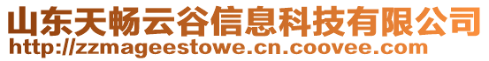 山東天暢云谷信息科技有限公司