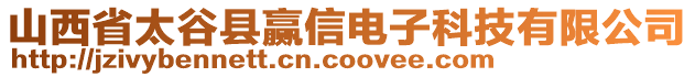 山西省太谷縣贏信電子科技有限公司