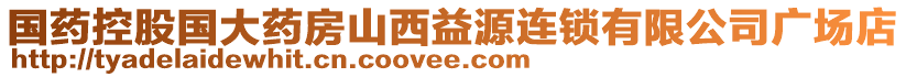 國藥控股國大藥房山西益源連鎖有限公司廣場店